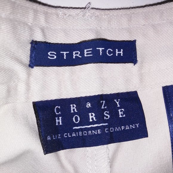 Crazy Horse Pants Size 10 Beige‎ Solid Stretch - Picture 11 of 13